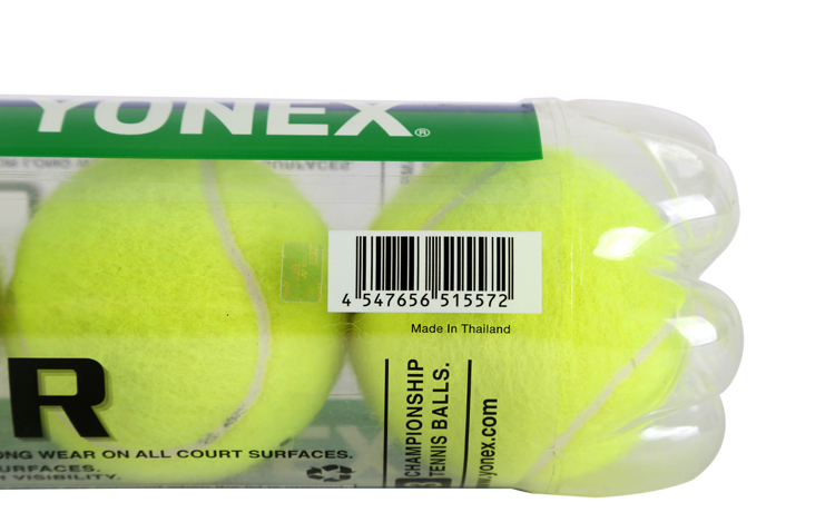 YONEX尤尼克斯网球 TOUR-3系列yy胶罐装加压比赛专用球 3粒装