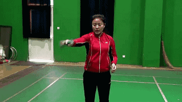 羽毛球教学:羽毛球发力练习方法